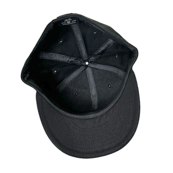 Los Angeles Dodgers Blackout 100% Wool 59FIFTY NEW ERA Men's Fitted Cap SZ 7 1/4 - Picture 5 of 6